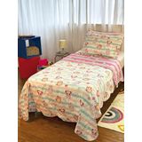 Cobreleito Dupla Face Solteiro Estampado Kids - 1,60m X 2,20m