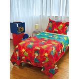 Cobreleito Dupla Face Solteiro Estampado Kids - 1,60m X 2,20m