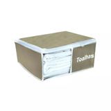 Organizador De Toalha Nylon  Bege - Ref : 902