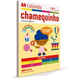 Papel Sulfite Chamequinho Cores Sortidas A4 210x297mm 75g 100 Folhas Sylvamo