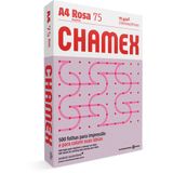 Papel Sulfite Chamex Rosa A4 210x297mm 75g 500 Folhas Sylvamo