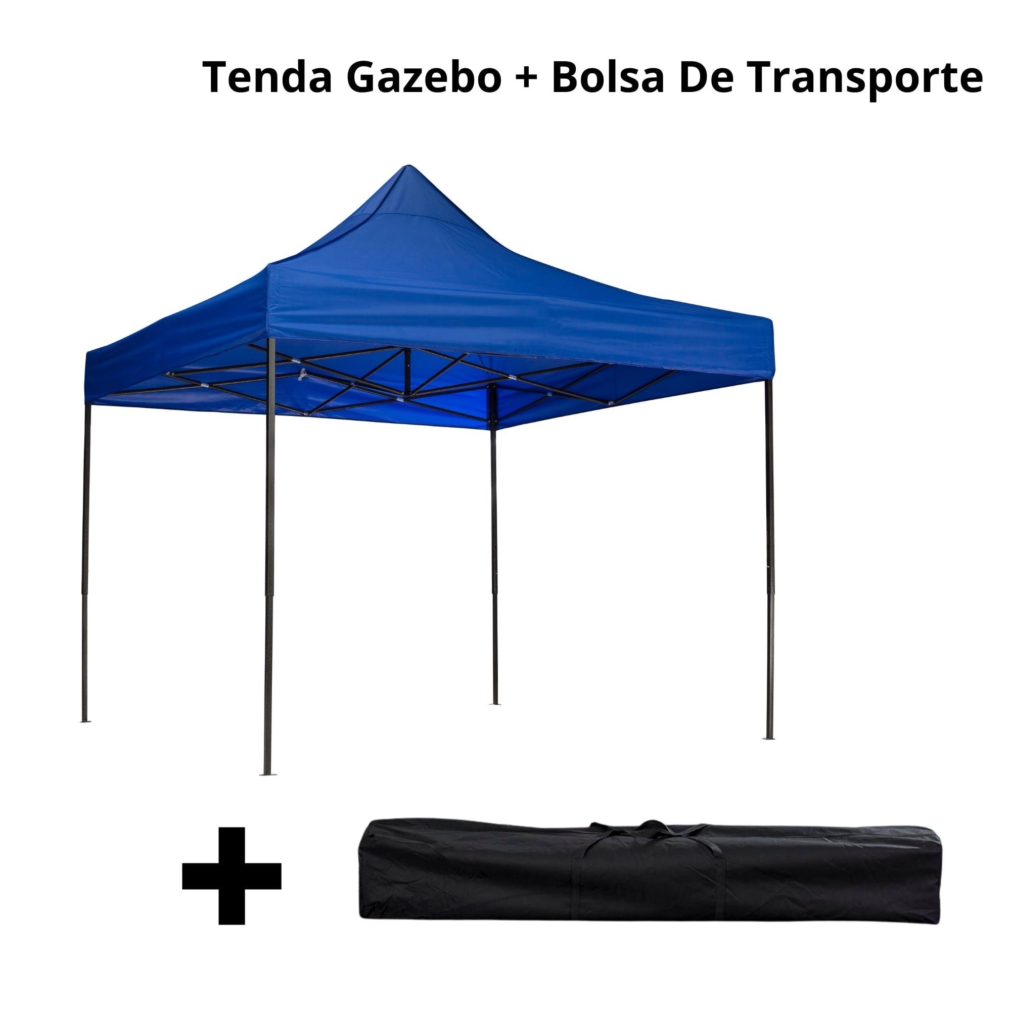 Tenda Gazebo Articulada Reforçada Praia Camping Jardim 3x3m Com Bolsa P/ Transporte