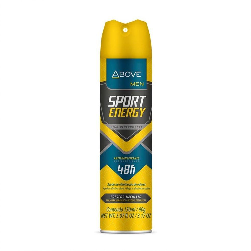 Desodorante Aerosol Antitranspirante Sport Energy Men 150ml - Above