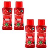 Sabonete Intimo Tradicional Morango Belkit 200ml Kit 4 Un