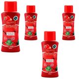 Sabonete Intimo Tradicional Morango Belkit 200ml Kit 6 Unid