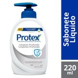 Sabonete Líquido Para As Mãos Protex Limpeza Profunda 220ml