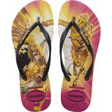 Chinelo Havaianas Feminino Slim Heroinas 33/4 Bege Palha