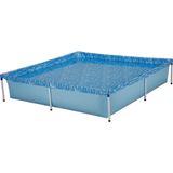 Piscina Retangular Estrutura De Ferro Infantil 1500l Mor