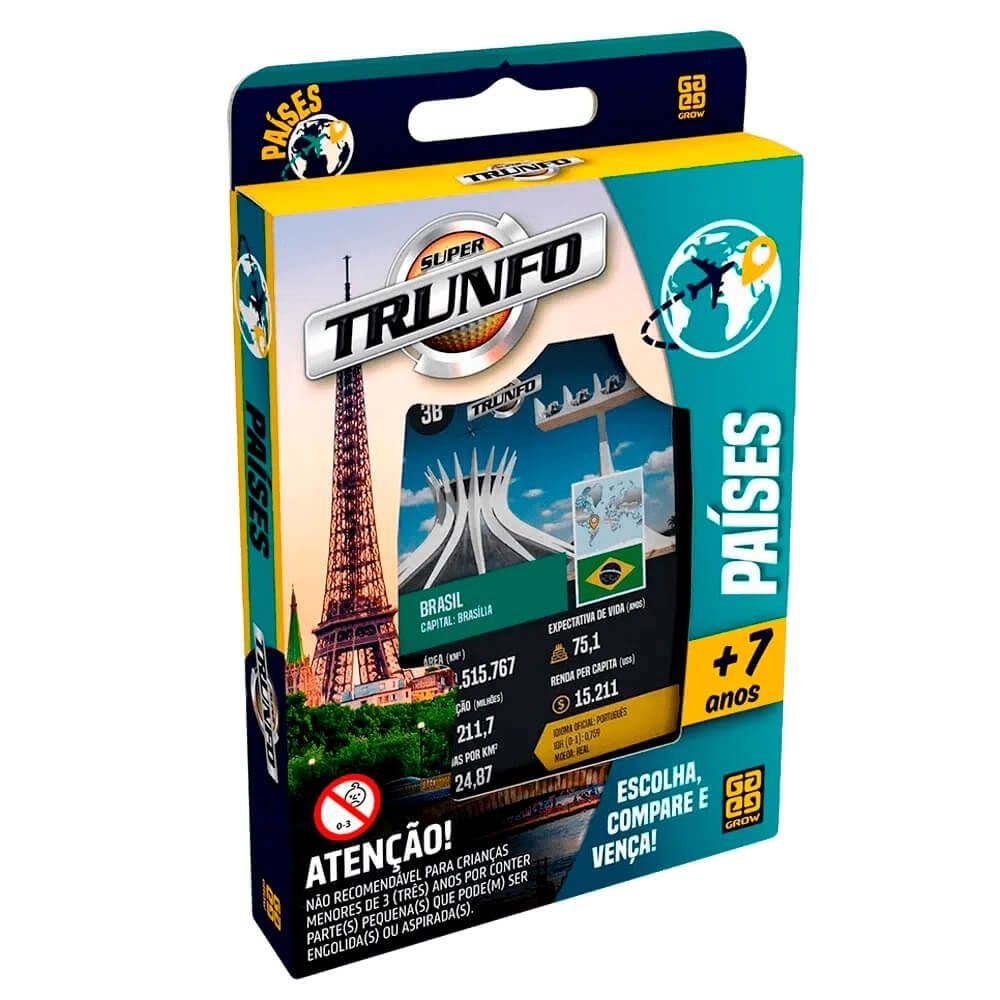 Jogo Super Trunfo Paises Grow