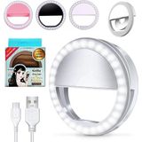 Flash Para Celular Luz Iluminação Ring Light Anel Led Selfie