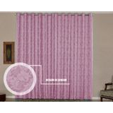 Cortina Sala Ou Quarto Jacquard 2m X 1,80m Semi Blackout