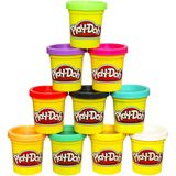 Play-Doh Modelagem Composto 10 Pack Case de Cores, Não Tóxico, Cores Variadas, 2 Latas de Oz, Idades 2 e Up, (Exclusivo Da Amazônia), Multicolor