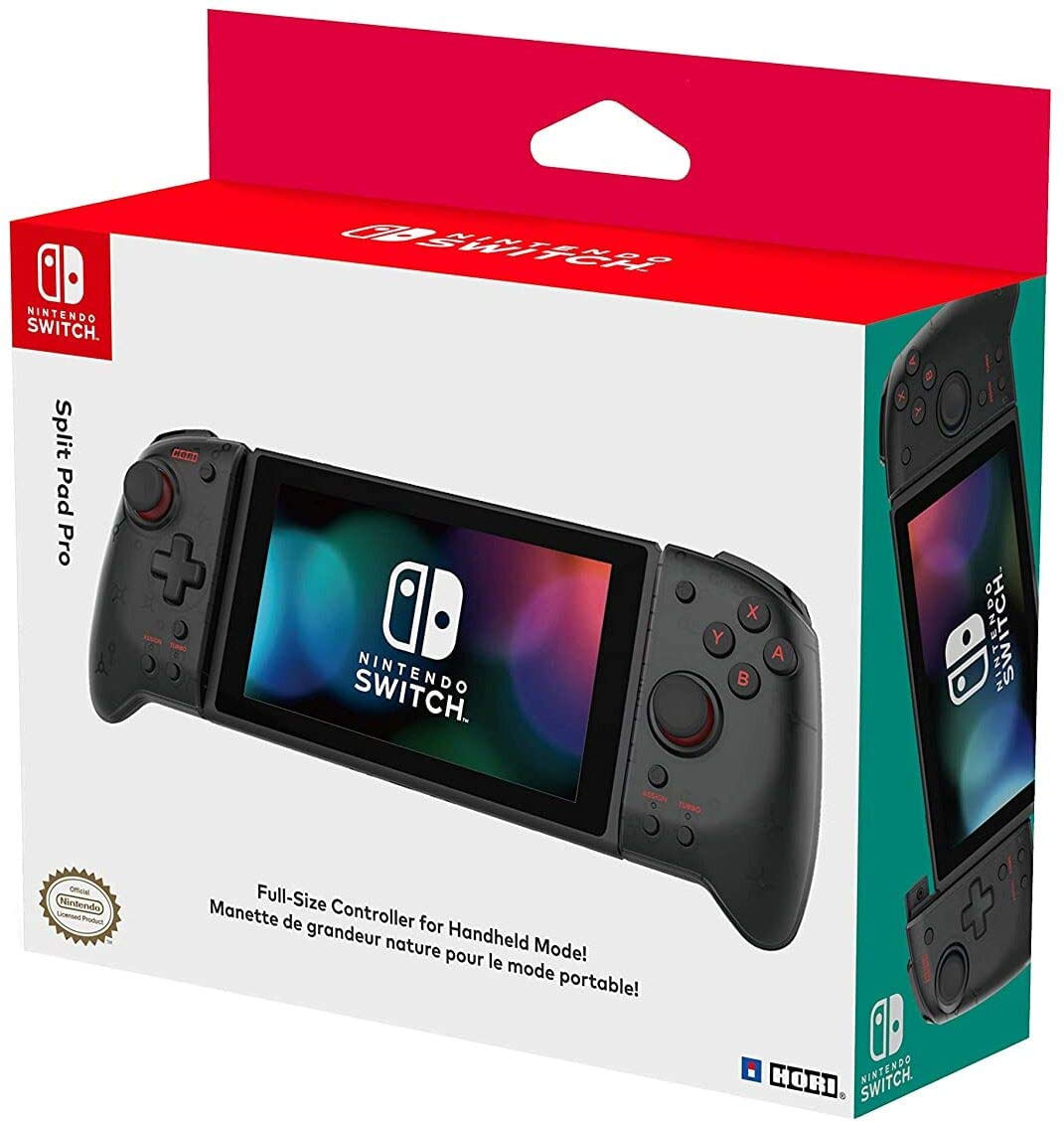 Hori Nintendo Switch Split Pad Pro (Preto) Controlador Ergonômico para Modo Portátil - Oficialmente Licenciado pela Nintendo - Nintendo Switch