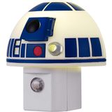 Star Wars Mini R2-D2 LED Night Light, Collector's Edition, Plug-in, Dusk to Dawn Sensor, Disney, Ideal for Bedroom, Bathroom, Nursery, 44605