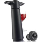 Vacu Vin Black Pump Com Rolhas Wine Saver - Mantém Vinho Fresco Por Até 10 Dias (rolha Preta 1)