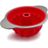 Boxiki Cozinha Silicone Bolo De Bolo Assando Pan Profissional Antiaderente Libra Para Assar Bolo De Libra, Pão | Estrutura E Alças De Aço De Grau Pes