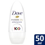 Desodorante Antitranspirante Roll On Dove Invisible Dry 50ml