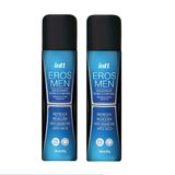 Kit 2 Desodorante Intimo Masculino Perfume Exclusivo Eros Intt 166ml