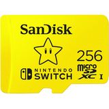 SanDisk 256GB microSDXC UHS-I-Memory-Card para Nintendo-Switch
