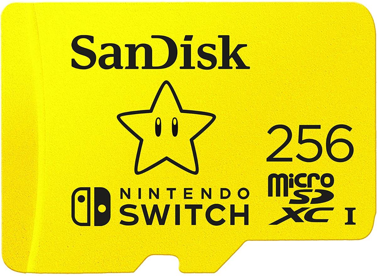 SanDisk 256GB microSDXC UHS-I-Memory-Card para Nintendo-Switch