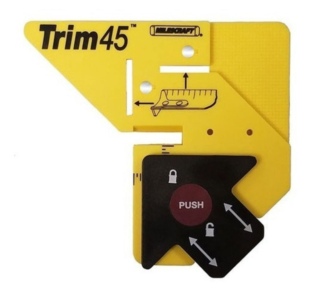 Guia Trim 45º P/bordas 8401
