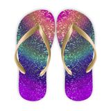 Chinelo Glitter Cores