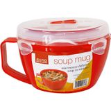 Tigela De Macarrão Rápido/sopa| Sopa De Micro-ondas E Macarrão Em Minutos | Perfeito Para Dormitório, Cozinha Pequena Ou Office | Lava-louças Seguras