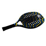 Raquete Beach Tennis Aloha Blue Full Carbon - Fibra De Carbono