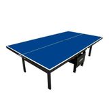 Mesa De Ping Pong Mdf 18mm 1084 Klopf C/ Rodas