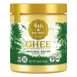 4º &amp; Coração Original Grama-fed Ghee, Keto, Pasture Levantado, Não-ogm, Lactose Livre, Paleo Certificado -16 Onça