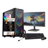 Pc Gamer Completo I3 7 Ram 8gb Gtx1050 Hd 1tb Ssd 120gb