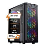 Pc Gamer Amd Ryzen 5 5600g Memória 16gb Ram Ddr4 Ssd 480gb