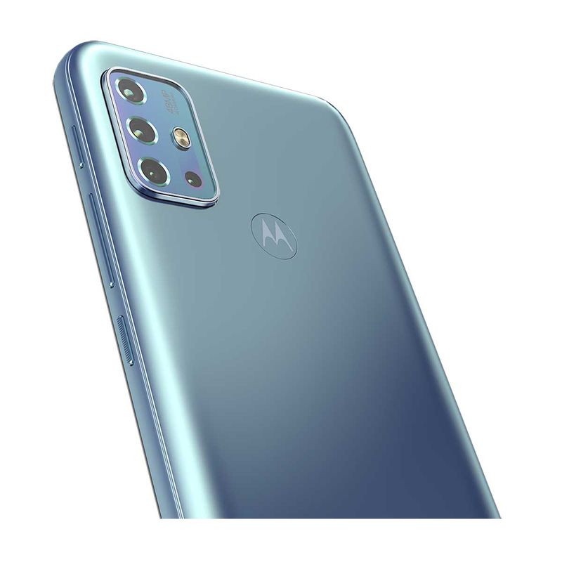 Smartphone Motorola Moto G20 64GB Azul Tela 6.5" Câmera Quádrupla 48MP Detalhe