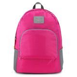 Mochila Dobrável Para Viagem Estampa Lisa Jacki Design Fúcsia