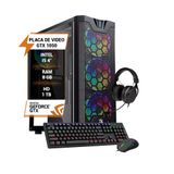 Pc Gamer Intel Core I5 4º Geração Gtx1050 Memória 8gb Hd 1tb