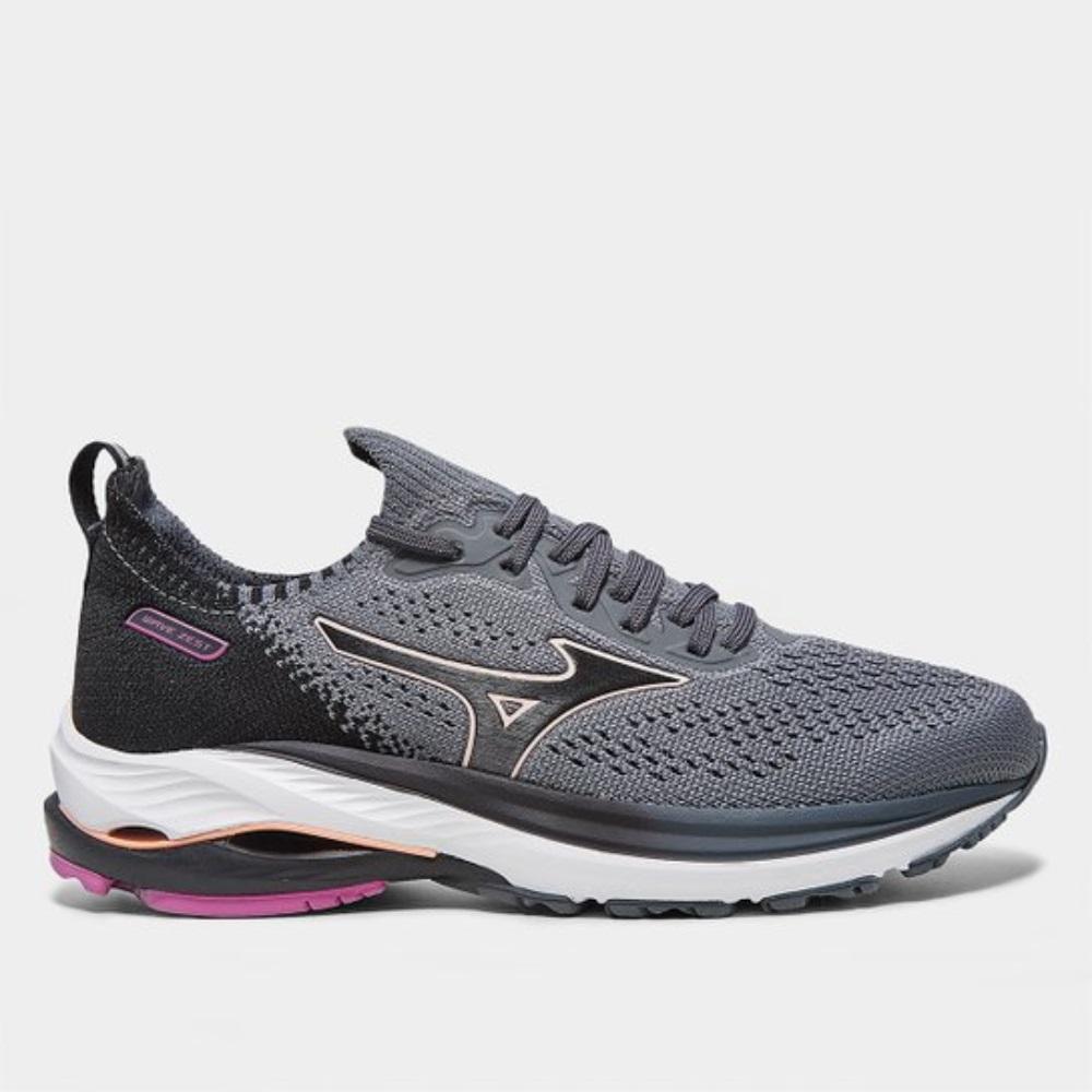 Tênis Mizuno Feminino Wave Zest 101068068 Pink/cinza 37