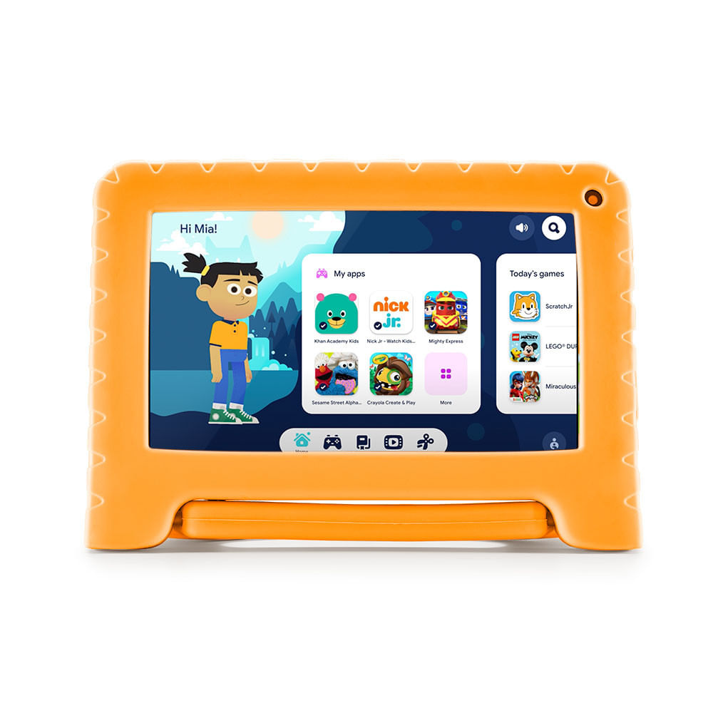 Tablet Infantil Mi100 7 Polegadas 64gb Android 13 4gb Ram Quad Core Wi-fi Mirage