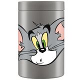 Organizador De Plastico Redondo Cinza Tom Com Tampa 1500ml