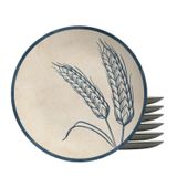 Jogo Pratos Sobremesa Cerâmica 6pc 20cm Coup Spices Alleanza