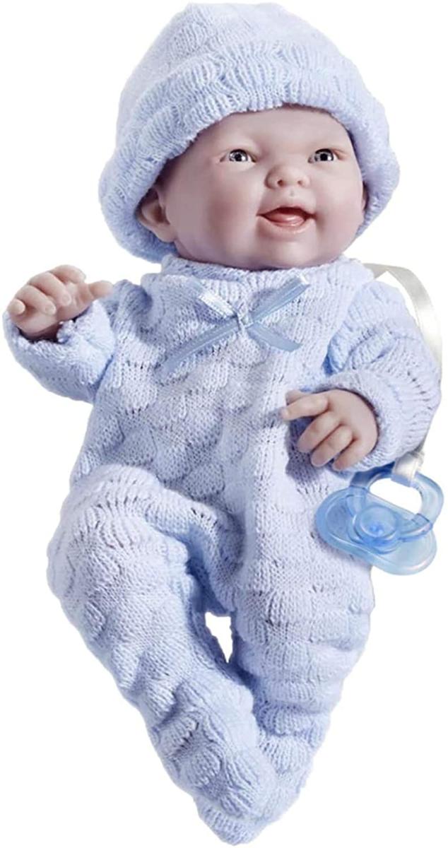 Bebê Reborn Boneco Silicone Suave AZUL Menino 40cm : :  Brinquedos e Jogos