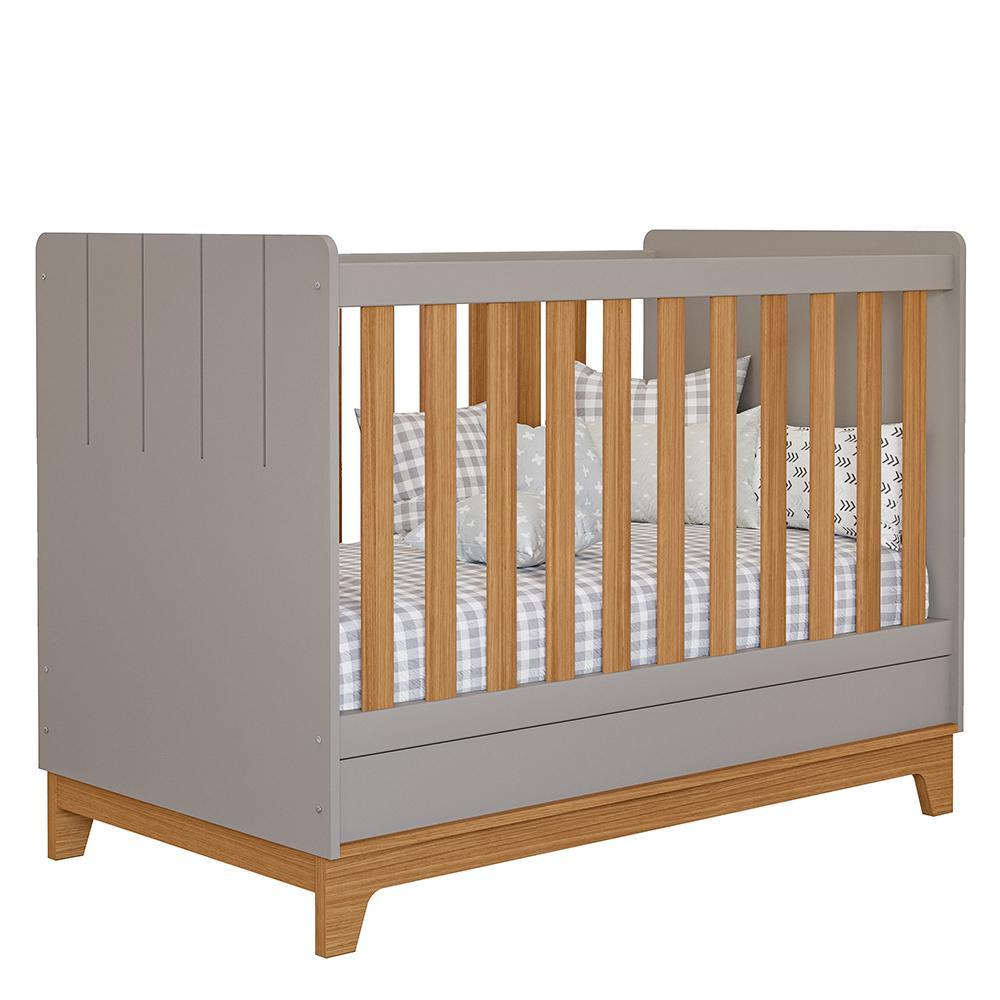 Berço Mini Cama Biscoito Fendi/nature - Permóbili Baby