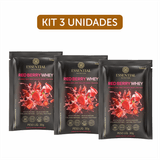 Kit 3x: Red Berry Whey Sachê Essential Nutrition 30g