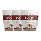 Kit 3x: Isocrisp Whey Protein Em Crispies Crocantes Sabor Neutro Vitafor 240g