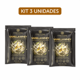 Kit 3x: Vanilla Whey Sachê Essential Nutrition 25g