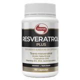 Kit 2x: Resveratrol Plus 1000mg Vitafor 60 Cápsulas