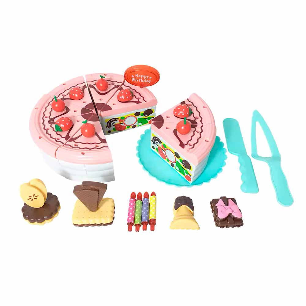 Kit Comidinha Infantil Creative Fun Bolo De Morango Multikids