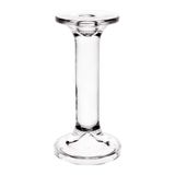 Castiçal Para Vela De Vidro Creta 9cm X 9cm X 18,5cm