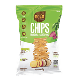 Kit 6x: Chips De Batata Doce E Mandioca Assado Solo Snacks 42g