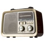 Rádio Retro Vintage Am Fm Sw Usb Recarregavel A3088 Marrom