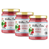 Kit 3x: Geleia De Morango Diet Villa Piva 210g